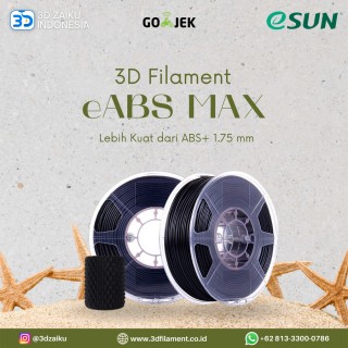 eSUN 3D Filament Terbaru ABS MAX 1.75 mm - Hitam